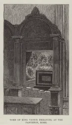 Tomb of King Victor Emmanuel at the Pantheon, Rome